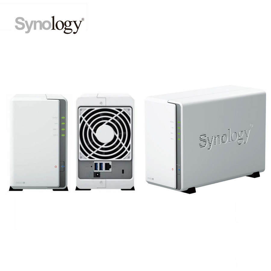 DS223J Synology Disk Station 2-bay 1GB RAM - utama